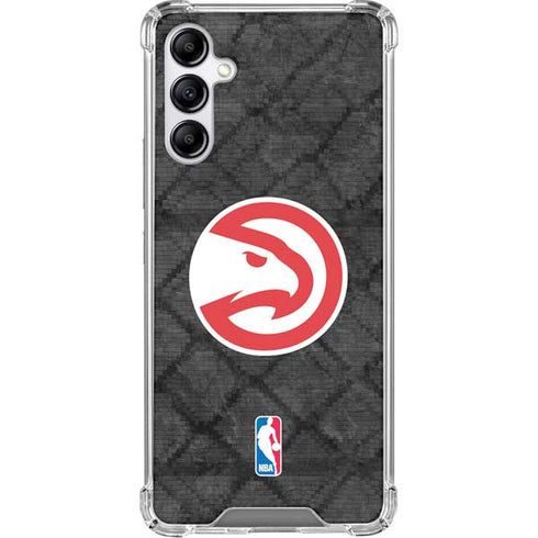 NBA Atlanta Hawks Dark Rust Galaxy A15 5G Clear Case